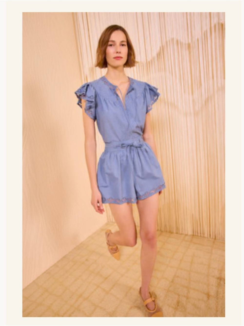 Ulla Johnson chambray set